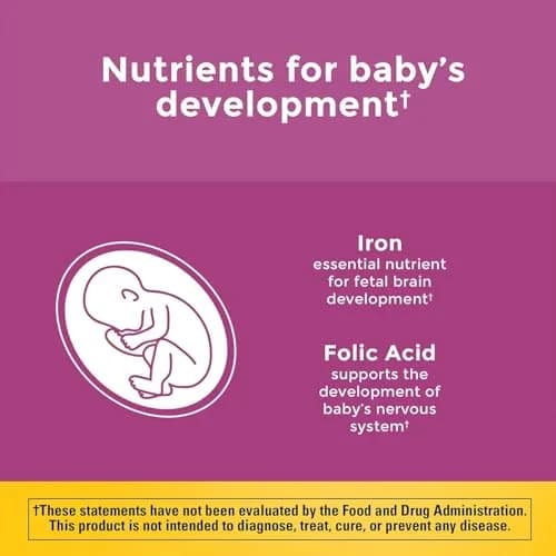 Nature Made Prenatal Multi Dietary Supplement 90 Tablets Pack of 2 | Supports Maternal & Fetal Wellness thumbnail 2