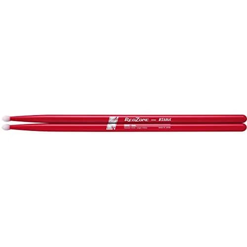 Tama RedZone Japanese Oak 5B Drum Sticks | Power Attack Nylon Tips, 419mm Length thumbnail 1