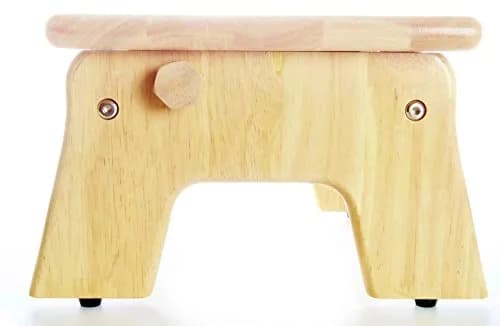 My Brest Friend Adjustable Wooden Nursing Foot Stool | Supportive, Non-Slip, Sustainable Rubber Wood (13.6" x 10.5" x 3.1") thumbnail 3