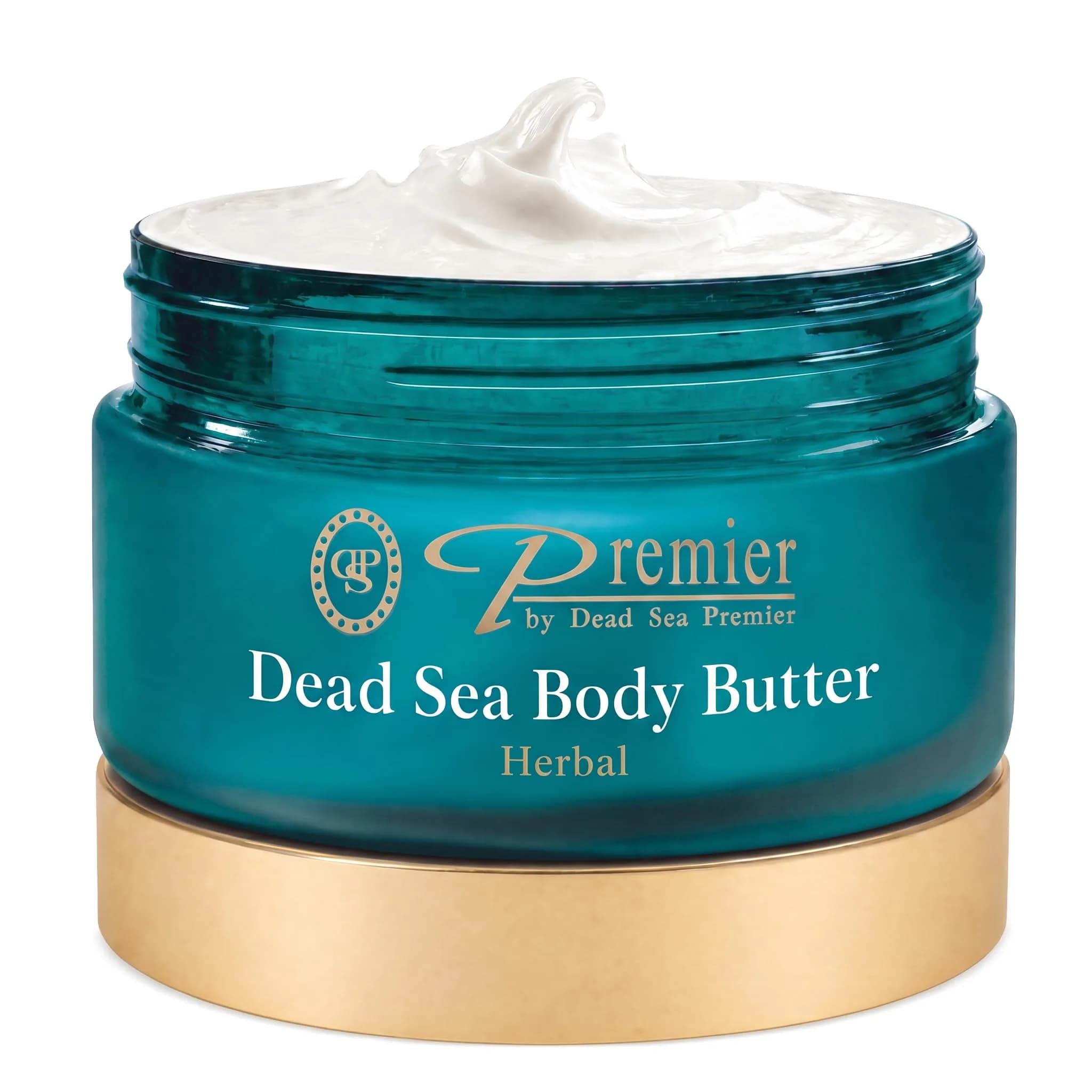 Premier Dead Sea Body Butter- Shea Butter Moisturizer, Herbal 5.95 Fl Oz | Deep Hydration & Anti-Aging for Dry Skin — Herbal