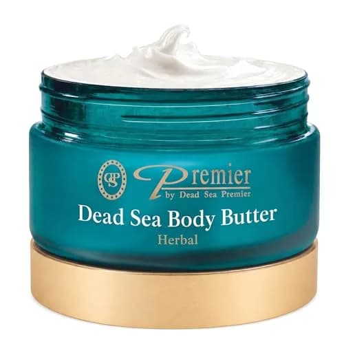 Premier Dead Sea Body Butter- Shea Butter Moisturizer, Herbal 5.95 Fl Oz | Deep Hydration & Anti-Aging for Dry Skin thumbnail 1