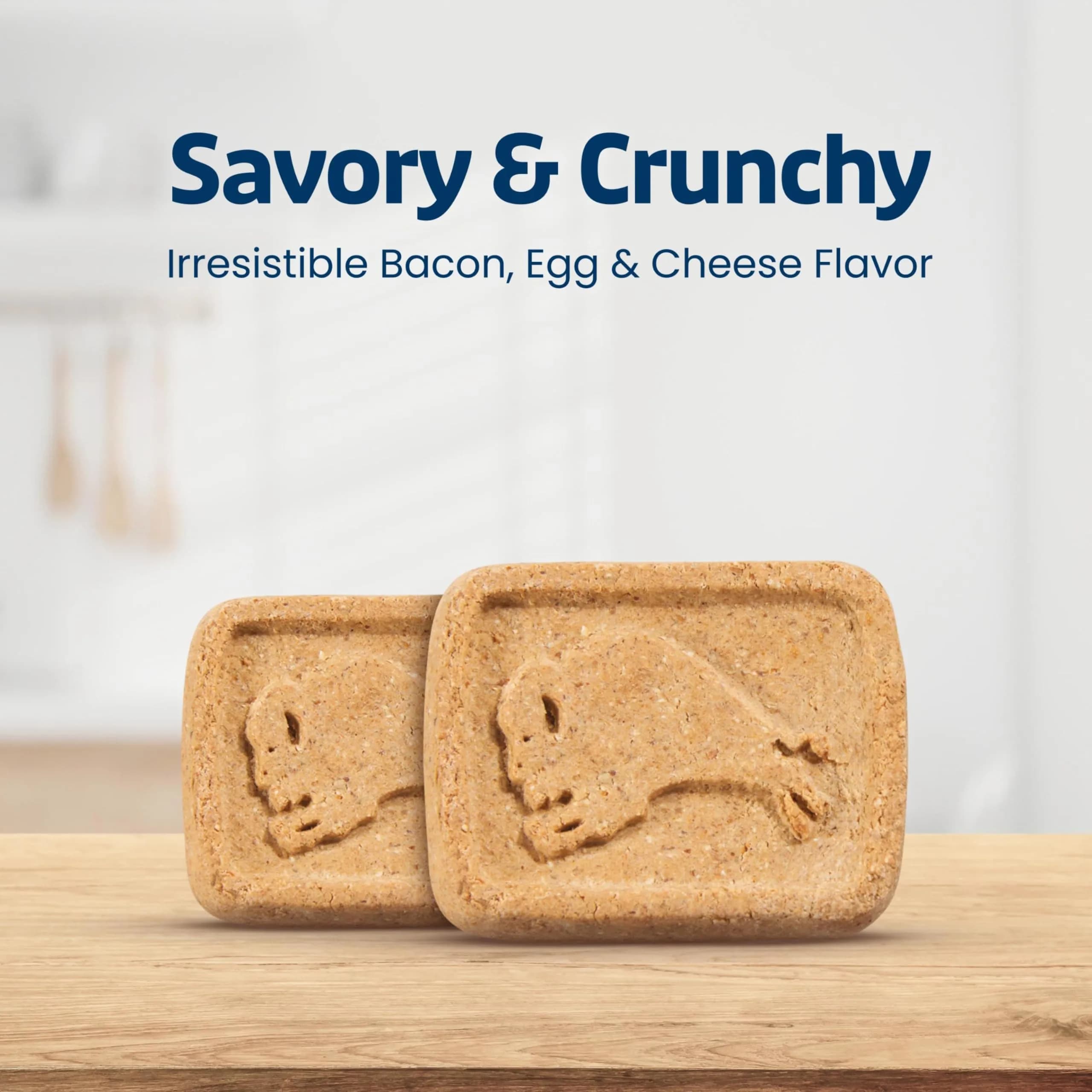 Blue Buffalo Health Bars Bacon Egg & Cheese Dog Biscuits 454g (16 oz) | Oven-Baked Crunchy Treats for All Breeds - view 6