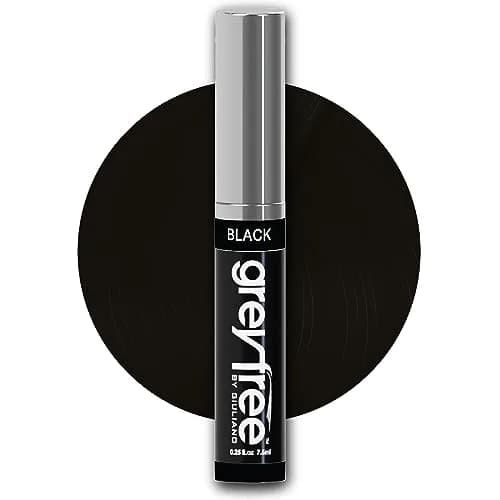 Greyfree Hair Mascara Root Touch-Up for Gray Hair & Brows | Black | 0.7 oz (20 ml) | Natural-Looking Temporary Coverage thumbnail 1