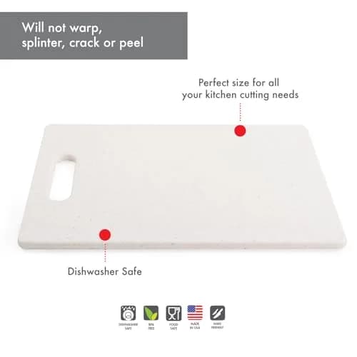 Dexas Superboard Cutting Board 8.5 x 11 inch | Compact, Dishwasher Safe, Made in USA thumbnail 5