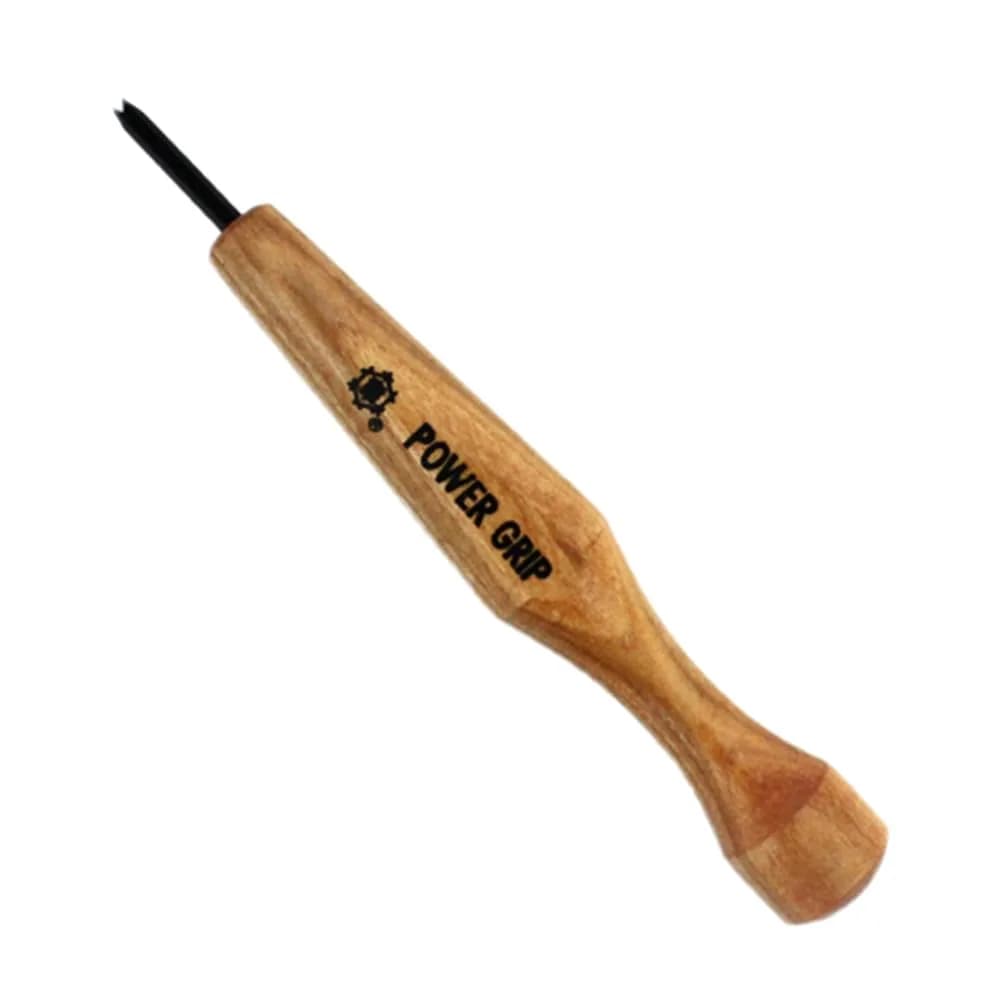 三木章 Mikisho Power Grip Chisel Triangular 1.5mm | Japanese Hand Tool for Wood Carving