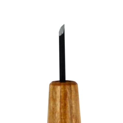 三木章 Mikisho Power Grip Chisel Triangular 1.5mm | Japanese Hand Tool for Wood Carving thumbnail 3