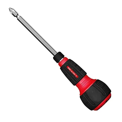 Anex No. 395-D Ratchet Screwdriver with 60-Gear Ball Grip & Magnetic Tip | 65 mm (2.6 inches) thumbnail 1