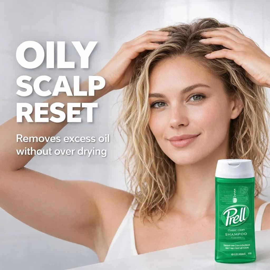 Prell Original Green Shampoo – Classic Clean Deep Cleansing Shampoo 400ml (13.5 Fl Oz) | Gentle Formula for All Hair Types - view 3