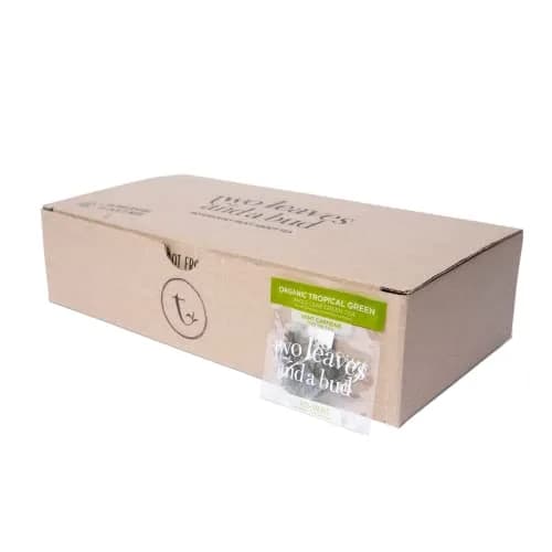 Two Leaves and a Bud Organic Tropical Green Tea, 100 Count | Refreshing Full Leaf Sencha in Pyramid Sachets thumbnail 5