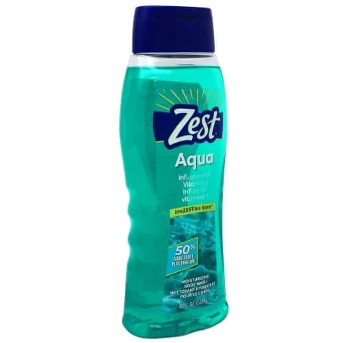 Zest Body Wash, Aqua, 18 Fl Oz (2 Pack) | Aquatic Scent, Gentle Hydration, Unisex thumbnail 6