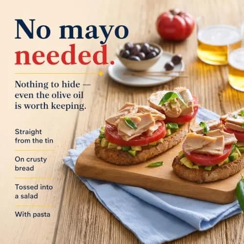 Ortiz White Tuna in Olive Oil, Fresh Tender Slices, Spanish Wild Caught Tuna, High in Protein and Omega 3 Fats, Excellent in Salad, Pasta or Sandwiches - No Need to Add Mayo, 3.95oz Can (Pack of 12) thumbnail 5