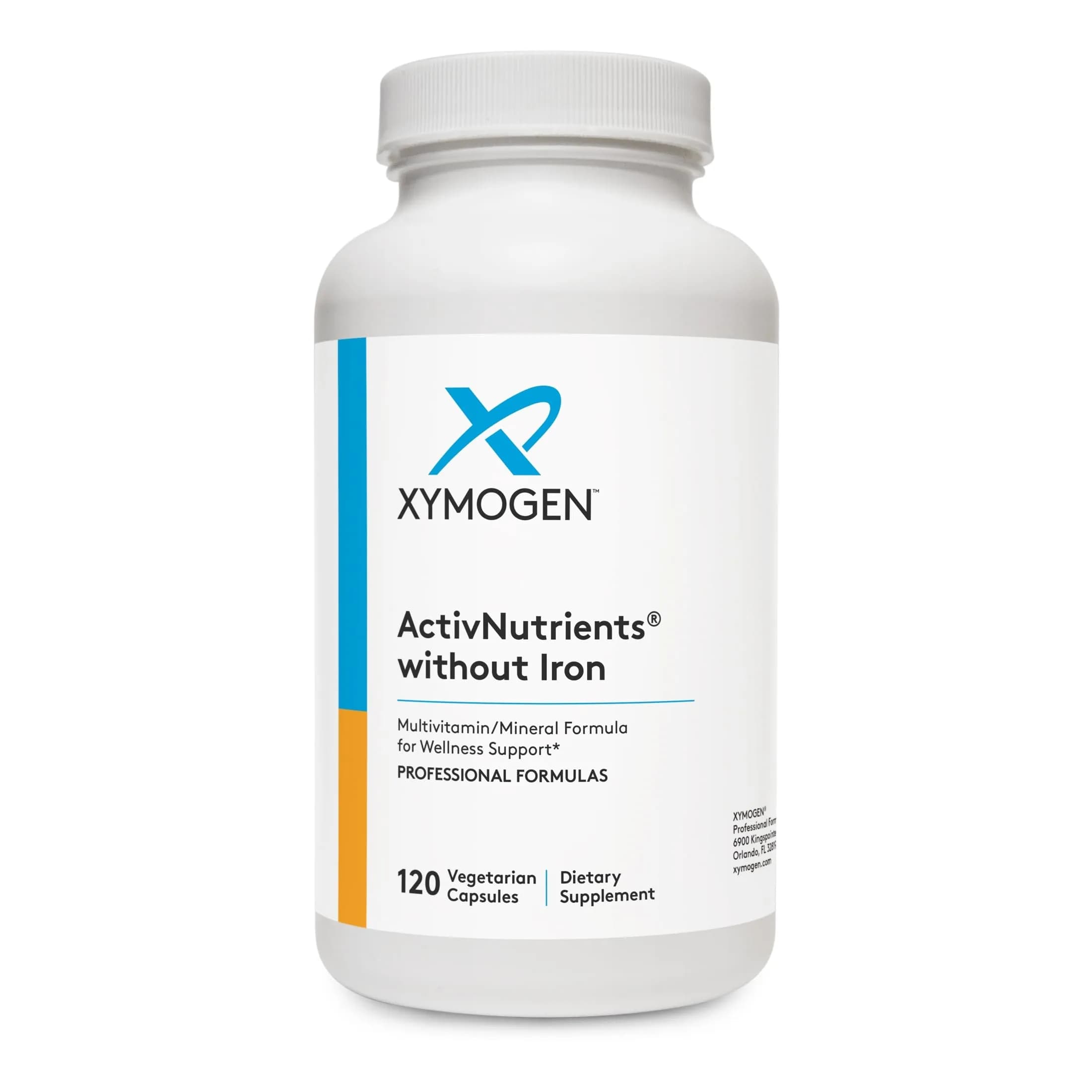 XYMOGEN ActivNutrients Without Iron, 120 Count | Multimineral Wellness Support for India