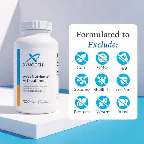 XYMOGEN ActivNutrients Without Iron, 120 Count | Multimineral Wellness Support for India thumbnail 6