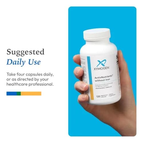 XYMOGEN ActivNutrients Without Iron, 120 Count | Multimineral Wellness Support for India thumbnail 7