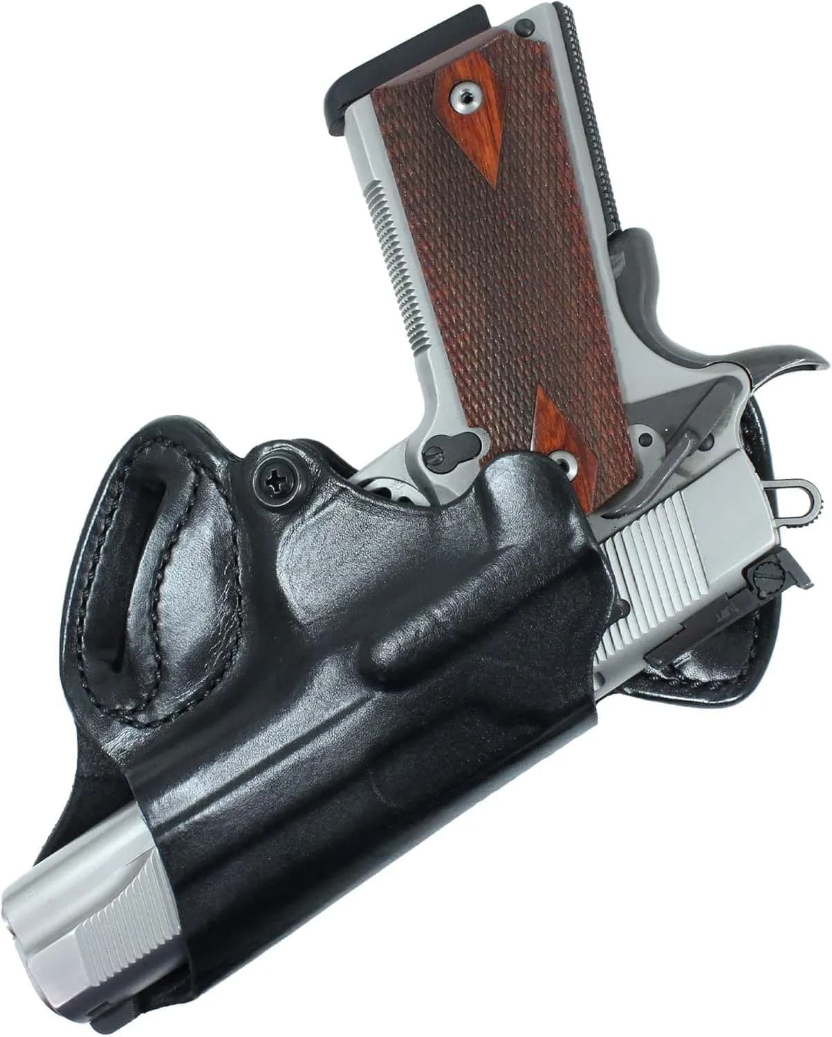 DeSantis Small of Back (S.O.B.) OWB Gun Holster - Right Hand Draw, Black | Discreet Concealed Carry for 1911 Models