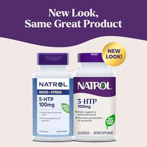 Natrol 5-HTP Mood & Stress Support Capsules 100 mg (30 Count) | Promotes Serotonin for Balanced Mood thumbnail 2