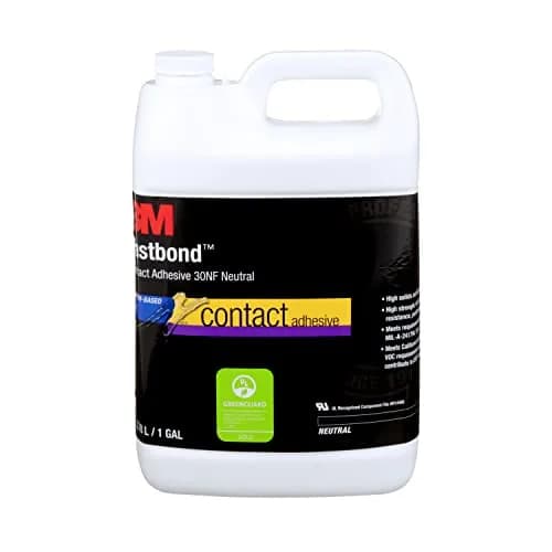 3M Fastbond Contact Adhesive 30NF, Neutral, 3.78 L (1 Gallon) | Low Odor, Water-Based, High Strength thumbnail 1