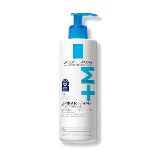 La Roche-Posay Lipikar AP+MAX Triple Repair Moisturizing Body Cream Face and Body Lotion for Dry Skin with Shea Butter and Niacinamide, 400 mL - main product image