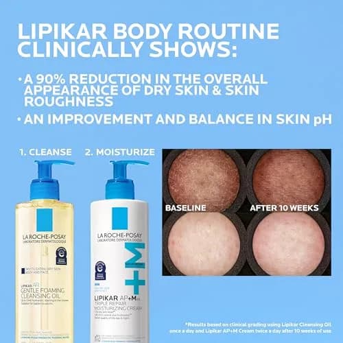 La Roche-Posay Lipikar AP+Max Triple Repair Moisturizing Body Cream 399ml (13.52 Fl Oz) | Advanced Care for Severely Dry Skin thumbnail 4