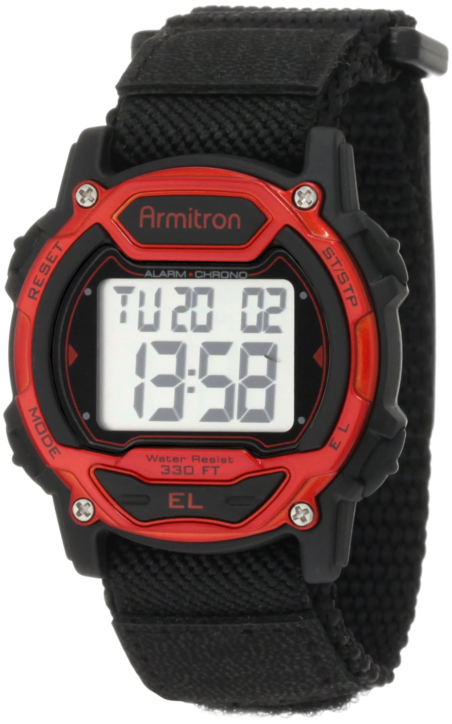 Armitron Sport Unisex 45/7004RED Chronograph Digital Watch - 39mm Case, 100M Water Resistance - main product image