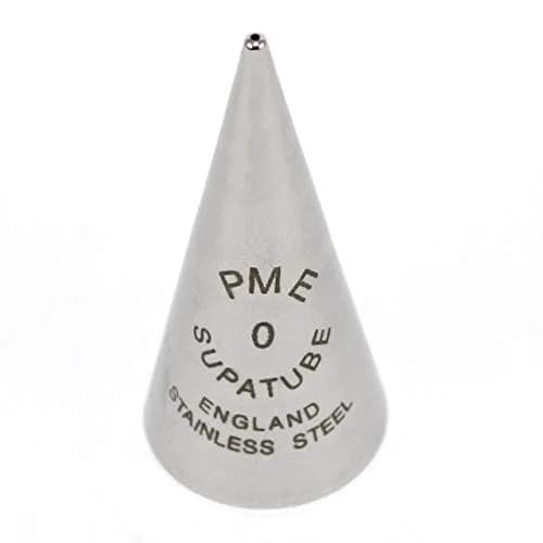 PME Seamless Stainless Steel Supatube Decorating Tip, Writer #0 (ST0) | Professional Piping Nozzle for Cake & Pastry thumbnail 1