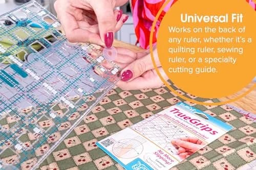 The Grace Company TrueGrips Non-Slip Ruler Grips for Quilting Rulers | 30 Grips (15 Large, 15 Small) thumbnail 4