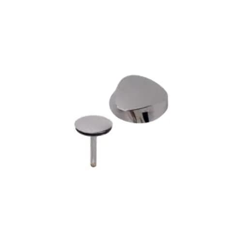 Geberit TurnControl Overflow Drain Trim Kit with Metal Handle Polished Nickel | Brass Handle, 1-Pack thumbnail 1