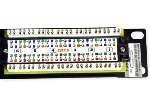 TRENDnet 12-Port Cat6 Unshielded Patch Panel, TC-P12C6, Metal Housing | 250MHz Gigabit Ethernet Ports for Home & SMB thumbnail 3