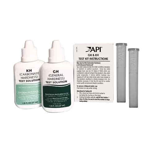 API GH & KH Test Kit Freshwater Aquarium Water Test Kit 2.5 oz (74ml) | Monitors Water Quality for Fish Health thumbnail 2