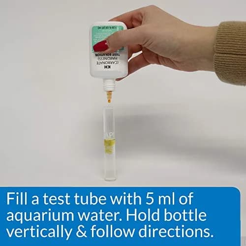 API GH & KH Test Kit Freshwater Aquarium Water Test Kit 2.5 oz (74ml) | Monitors Water Quality for Fish Health thumbnail 3