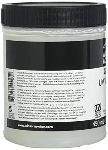 Winsor & Newton Professional Acrylic Gloss UV Varnish 450ml (15.2 Fl Oz) | Protects Art from UV & Pollutants thumbnail 3