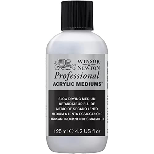 Winsor & Newton Professional Acrylic Slow Drying Medium 125ml (4.2 Fl Oz) | Extends Acrylic Drying Time thumbnail 1