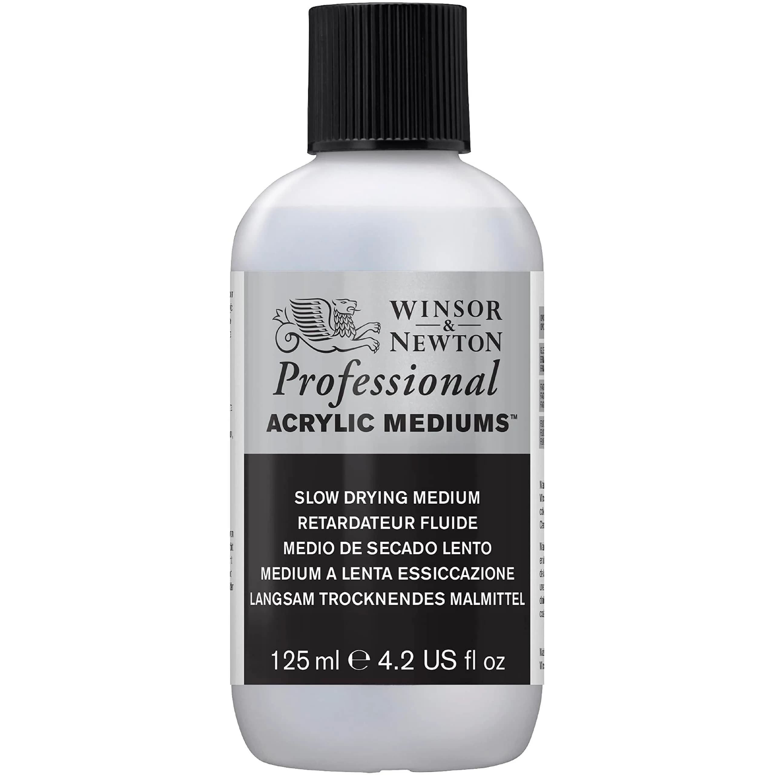 Winsor & Newton Professional Acrylic Slow Drying Medium 125ml (4.2 Fl Oz) | Extends Acrylic Drying Time - main product image