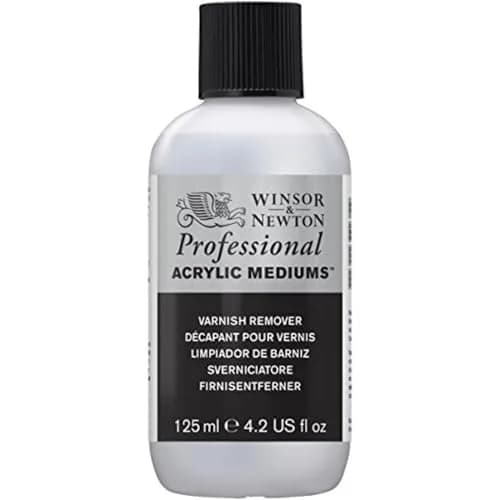 Winsor & Newton Professional Acrylic Varnish Remover 125ml (4.2 fl oz) | Safely Removes Varnish Without Damaging Paintings thumbnail 1