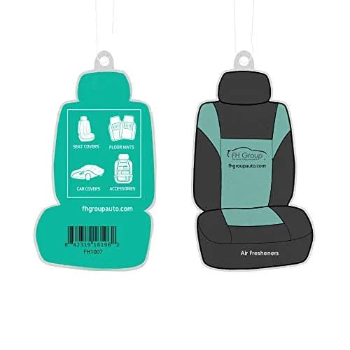 FH Group Blue High Back Cloth Car Seat Covers - Universal Fit Front Seats, Polyester, Waterproof, Washer Friendly, for Cars, Trucks, SUVs | Waterproof & Washable thumbnail 5