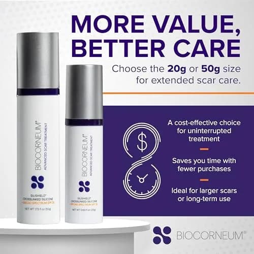 BIOCORNEUM Silicone Scar Gel with SPF 30, 20g (0.69 Fl Oz) | Advanced Scar Treatment with Sun Protection thumbnail 4