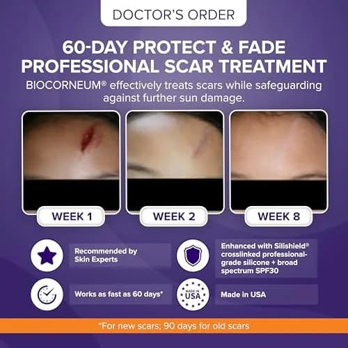 BIOCORNEUM Silicone Scar Gel with SPF 30, 20g (0.69 Fl Oz) | Advanced Scar Treatment with Sun Protection thumbnail 2