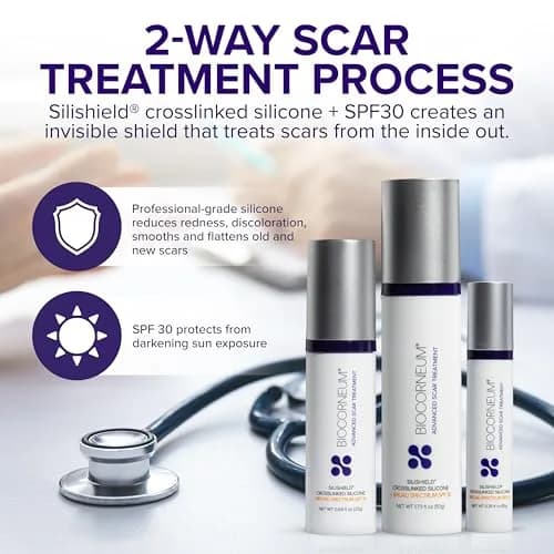 BIOCORNEUM Silicone Scar Gel with SPF 30, 20g (0.69 Fl Oz) | Advanced Scar Treatment with Sun Protection thumbnail 3