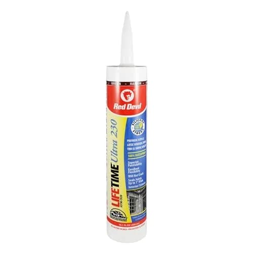 Red Devil Lifetime Ultra Premium Elastomeric Acrylic Latex Sealant 298ml (10.1 oz.) Brown | Interior/Exterior Use, Paintable Finish thumbnail 1