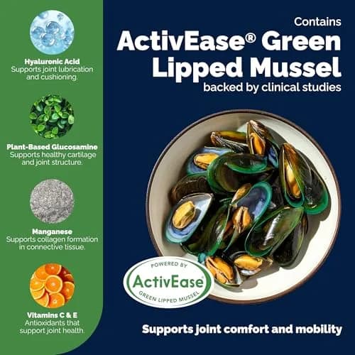 YuMOVE Dog Hip & Joint Supplement Regular Strength 60 Chewable Tablets | Vet-Formulated with ActivEase Green Lipped Mussel thumbnail 4