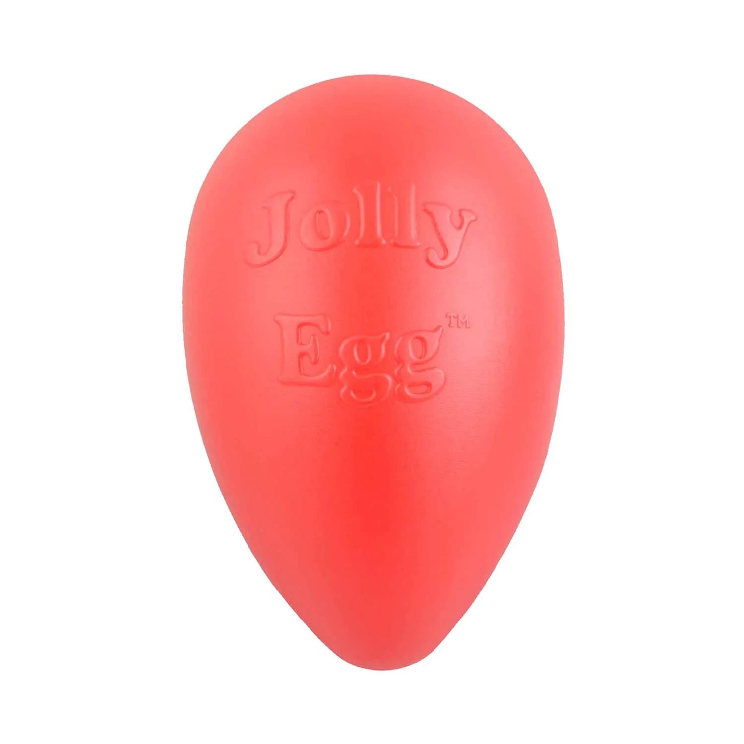 Jolly Pets Jolly Egg Dog Toy, Large 12 Inch Purple | Erratic Motion Fetch Toy for Dogs Over 40 lbs — Red / Medium (8 in)