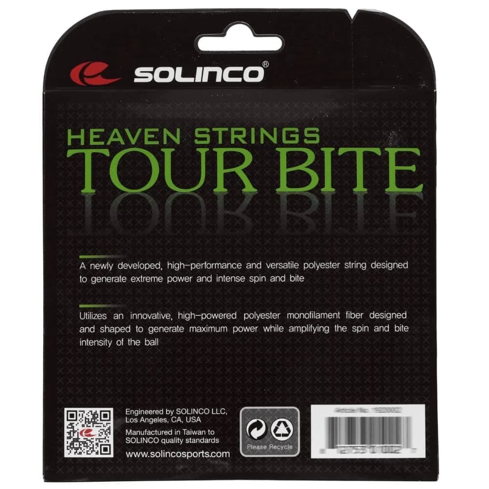 Solinco Tour Bite Tennis String Set 1.20mm (17G) | Spin & Control for Aggressive Play - view 3