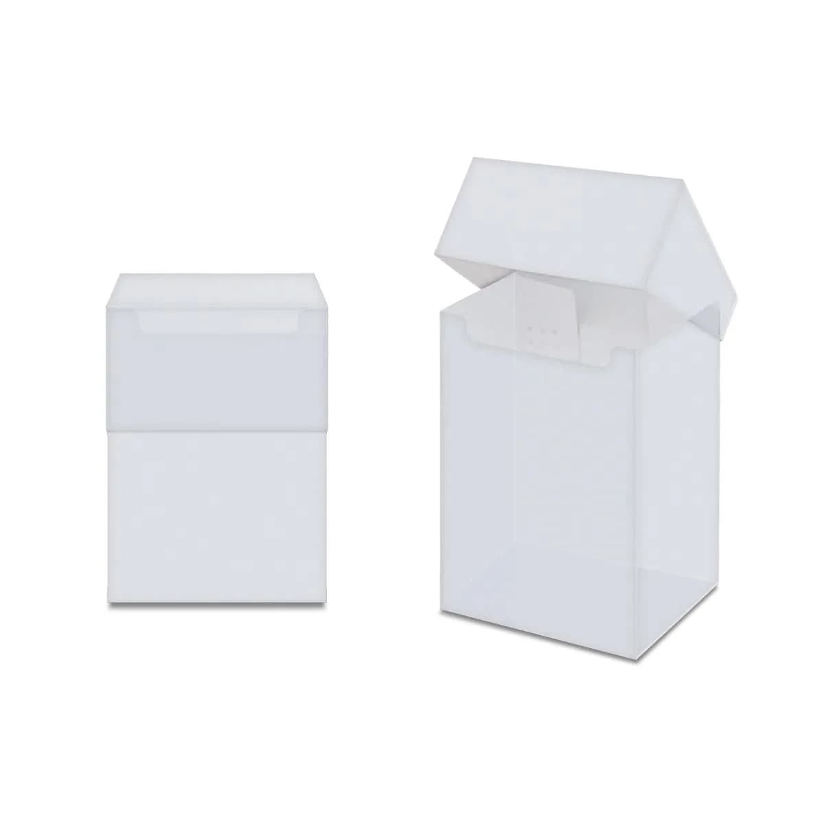 Ultra Pro Solid White Deck Box | Stores 80 Cards in Sleeves - view 2
