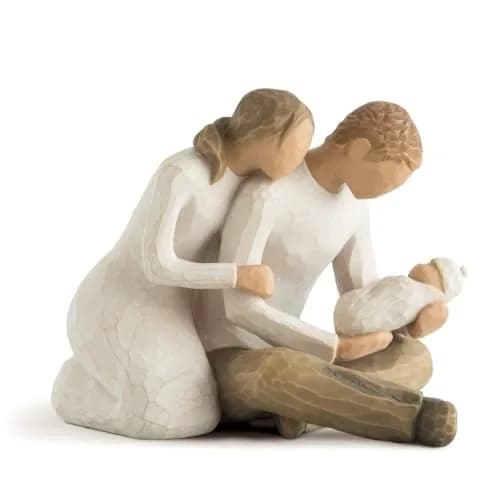 Willow Tree New Life, Sculpted Hand-Painted Figure | Celebrates New Beginnings, Family & Love thumbnail 1