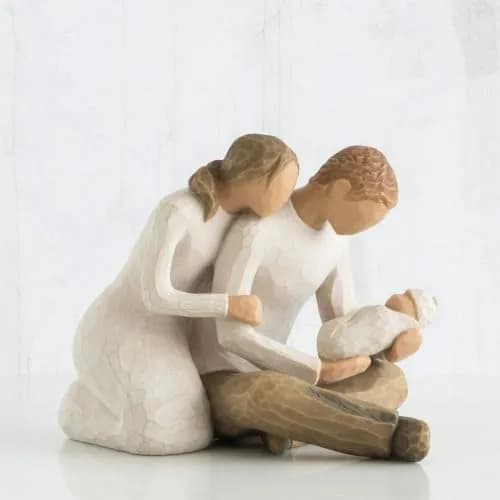 Willow Tree New Life, Sculpted Hand-Painted Figure | Celebrates New Beginnings, Family & Love thumbnail 3