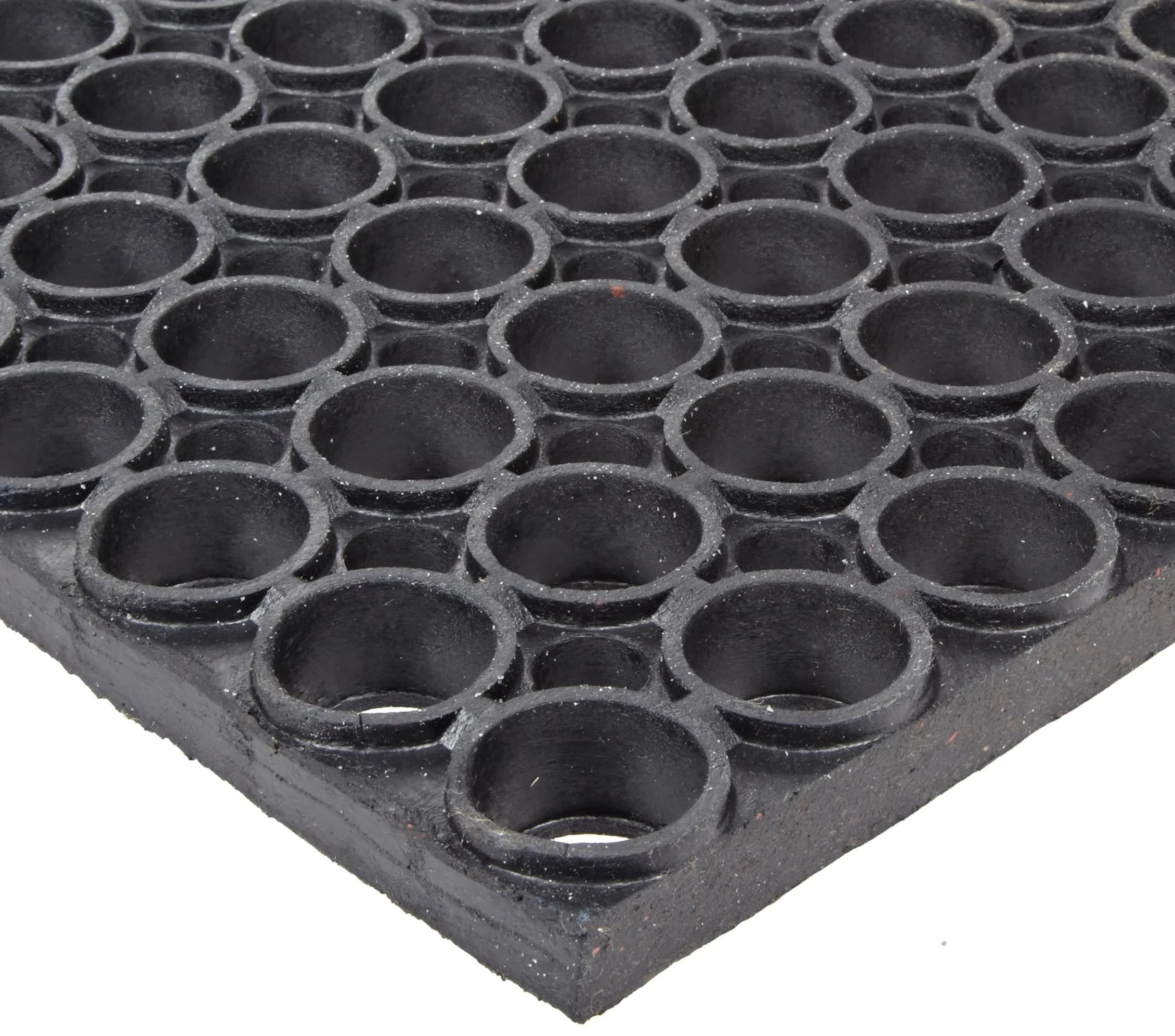 Notrax Anti-Fatigue Floor Mat Large Drainage Holes 2' x 3' | Slip-Resistant, Ergonomic, Drainage System (70-120 chars) — Black