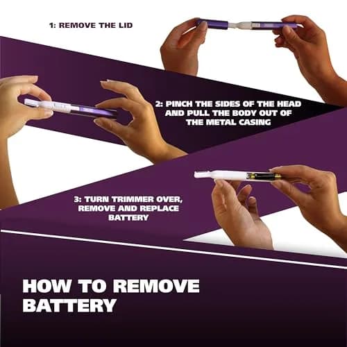 Wahl Clean & Confident Female Battery Pen Trimmer 7.1 cm (2.4 Oz) | Gentle Grooming for Brows & Facial Hair thumbnail 7