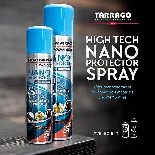 Tarrago Nano Shoe Protector Spray 250ml (8.5 Fl Oz) | Waterproof & Stain Repellent for All Materials thumbnail 4