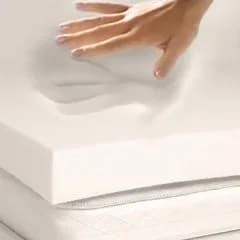 Memory Foam Solutions Twin Mattress Topper 2 Inch | Supportive, Made in USA thumbnail 4