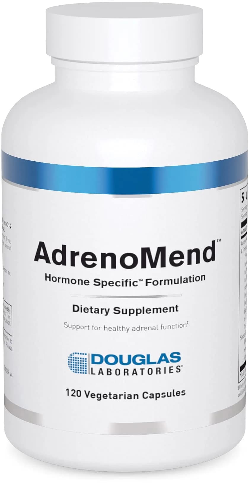 Douglas Laboratories AdrenoMend - Rhodiola Herbal Supplement - Adrenal Support - with Ashwagandha, Bacopa Monnieri, & Other Adaptogens - Non-GMO - 120 Vegetarian Capsules | Stress & Adrenal Support